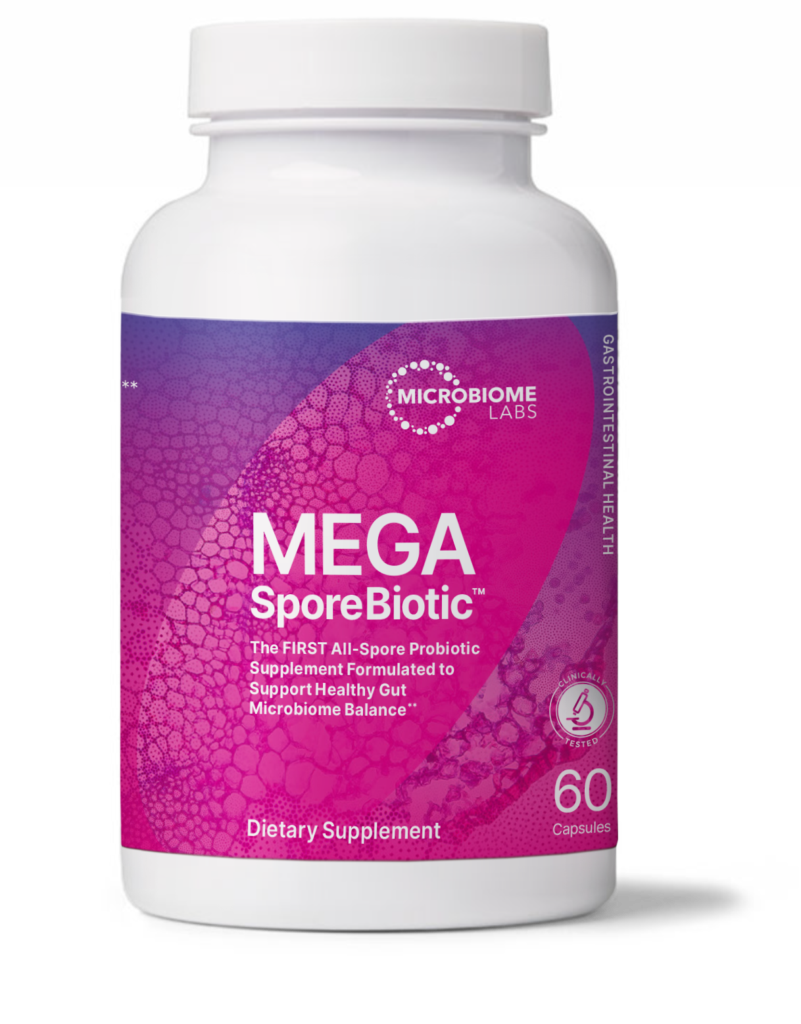 Microbiome Labs MegaSporeBiotic Probiotics for Women & Men - Spore-Based Probiotic for Gut Health & Digestive Support